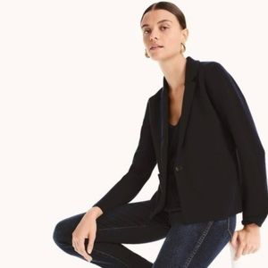 J Crew Black Margot Sweater Blazer, XS